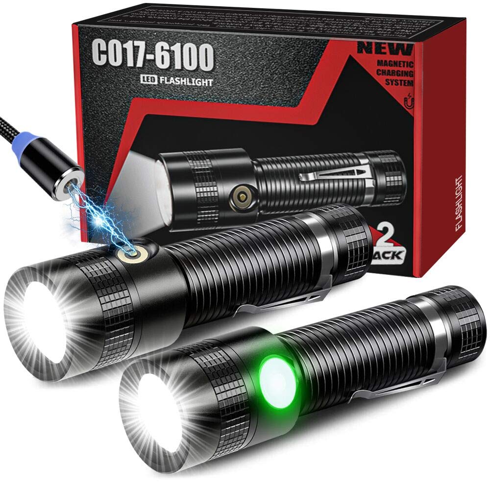 Best Rechargeable LED Flashlight - Bright, Waterproof & Durable for Camping, Hiking, Emergency & Power Outages