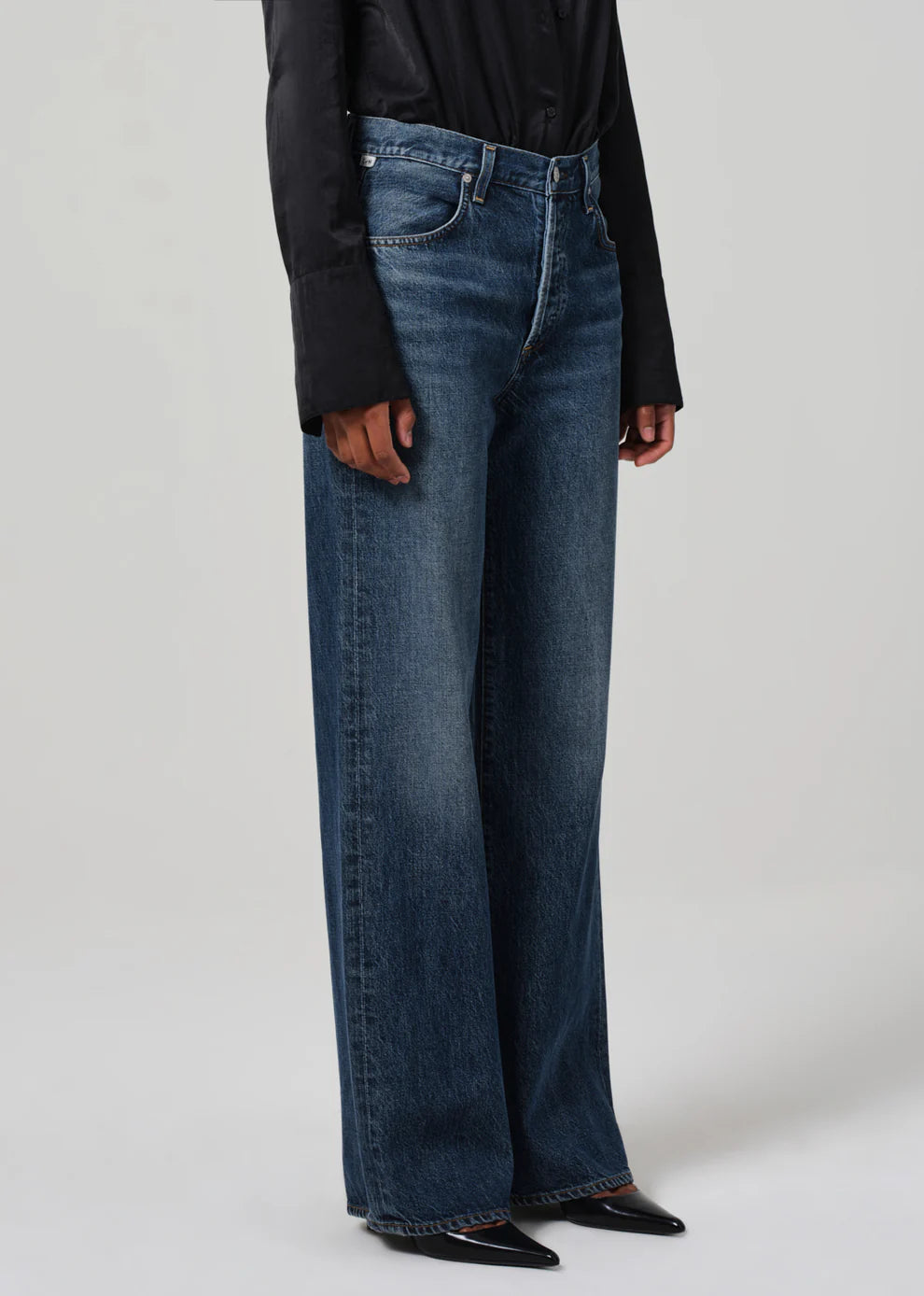 Annina High Rise Wide Leg Jeans for Women - 33 Inch Inseam - Westwood Style - Perfect for Casual Outings and Office Wear