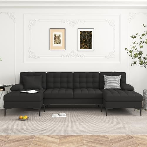 Tufted Linen Black