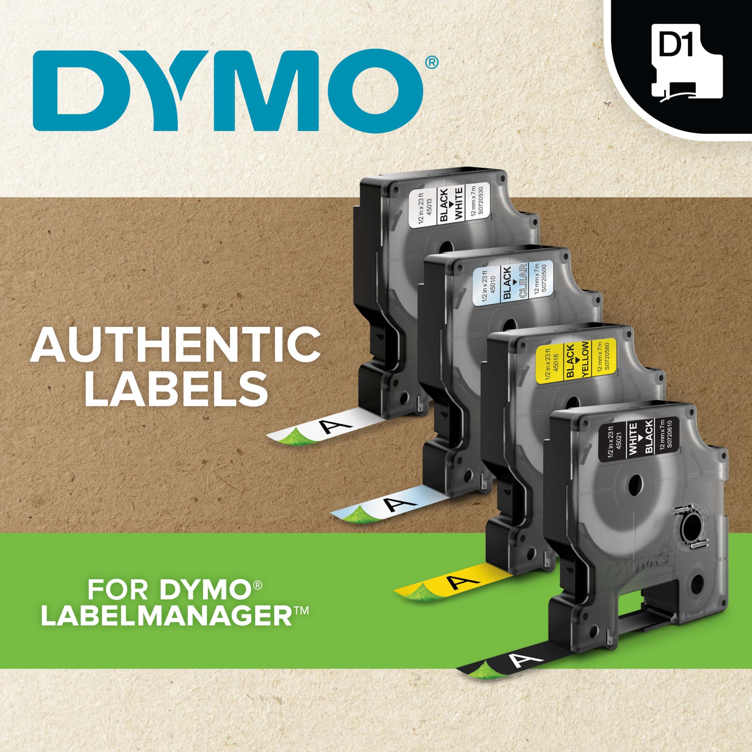 DYMO LabelManager 210D Portable Label Maker with QWERTY Keyboard & Large Display - Easy-to-Use Desktop Label Printer for Home, Office & Business Organization | Perfect for Filing, Storage, Shipping & Inventory Management