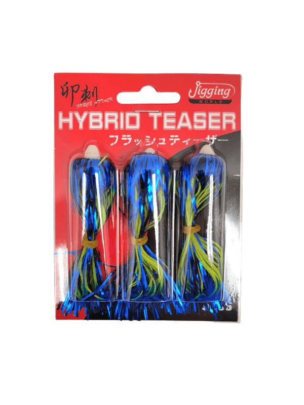 Jigging World Hybrid Teasers - Premium Saltwater Fishing Lures for Tuna, Mahi & Wahoo - Perfect for Offshore & Deep Sea Fishing Adventures