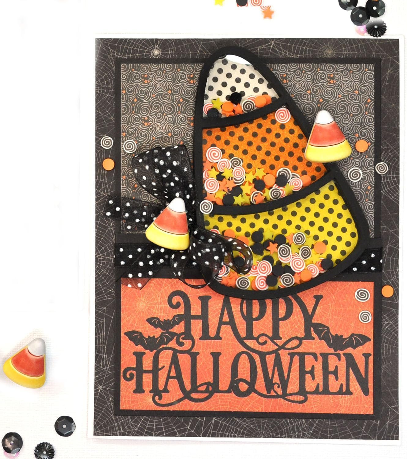 BGM Creations 2000-Piece Halloween Polymer Clay Slices Kit - DIY Slime Supplies, Nail Art Decorations & Craft Embellishments for Halloween Party Decor, Scrapbooking & Jewelry Making