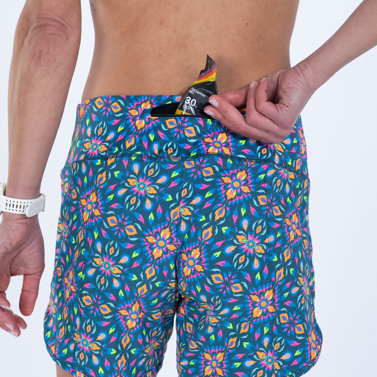 Women's Limited Edition Run 6 Shorts - Kaleidoscope Print Athletic Shorts for Running & Workouts | Perfect for Gym, Jogging & Yoga