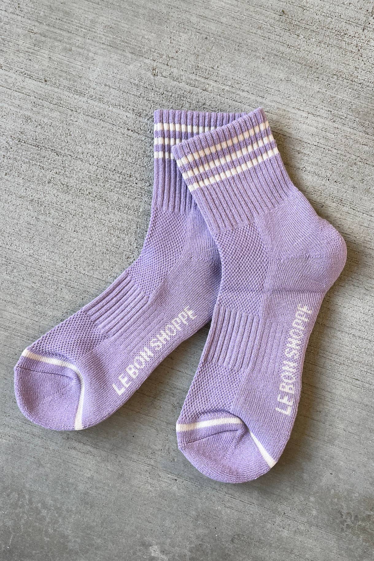 Girlfriend Socks | Iris Pattern Cozy Couple Socks for Women - Perfect Gift for Her, Valentine's Day, Anniversary & Everyday Wear
