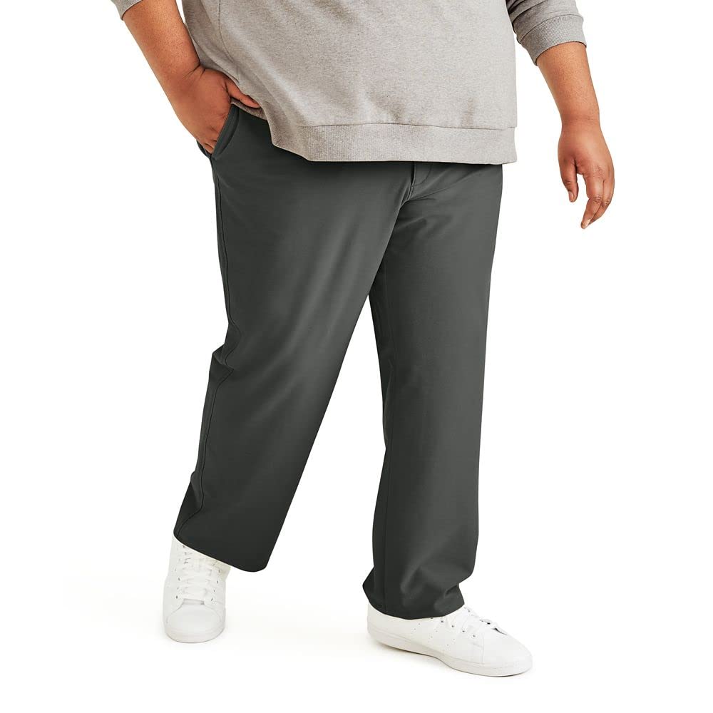 Dockers Men's Comfort Knit Chino Pants - Straight Fit Smart 360 Stretch Dress Pants for Work & Casual (Regular & Big & Tall Sizes) | Office Wear, Business Casual, Travel & Everyday Comfort