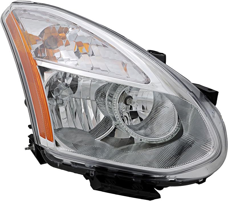 2009-2010 Nissan Rogue Right Passenger Side Halogen Headlight Replacement - Perfect for Night Driving & Foggy Conditions