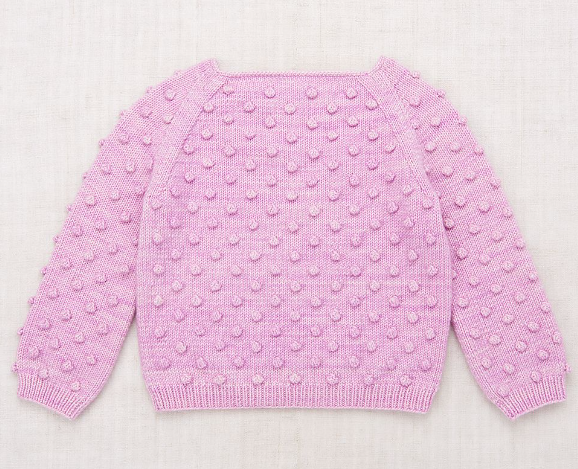 MISHA & PUFF Baby Popcorn Knit Sweater - Soft & Cozy (6-24 Months) - Perfect for Fall & Winter Outings, Family Photos, and Playdates