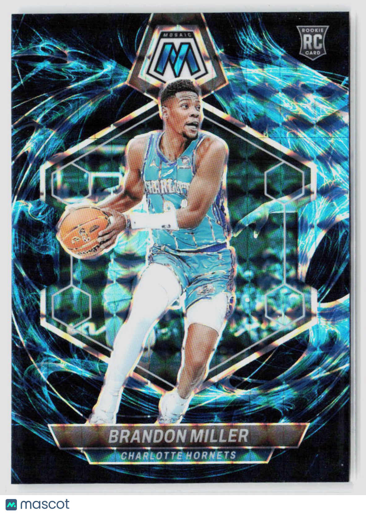 2023-24 Panini Mosaic Brandon Miller Genesis Rookie Card #202 - NBA Collectible for Fans & Investors | Perfect for Trading, Displaying & Sports Memorabilia Collections