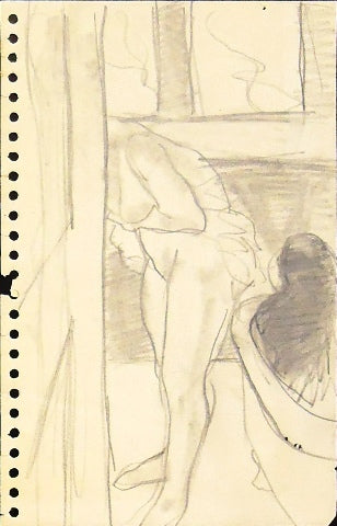 Sidney Goodman Bathroom Figures - Vintage Art Prints for Home Decor, Bathroom Wall Art, Unique Gift Idea - Perfect for Bathrooms, Living Rooms & Offices