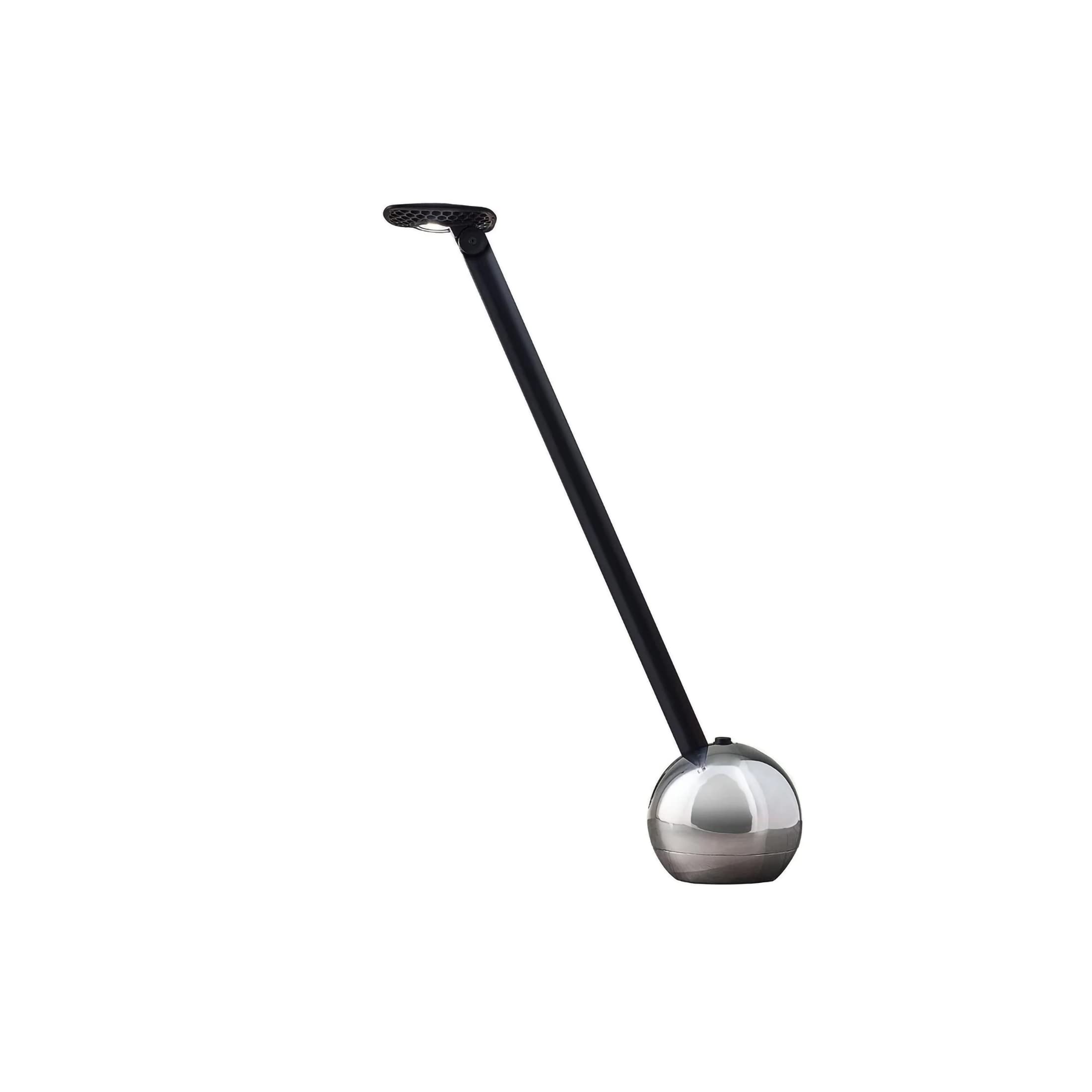 ADS360 AD9000-22 Kiu LED Desk Lamp with Adjustable Brightness - Chrome Finish for Home Office, Study & Reading (Energy Efficient Eye Protection Light)
