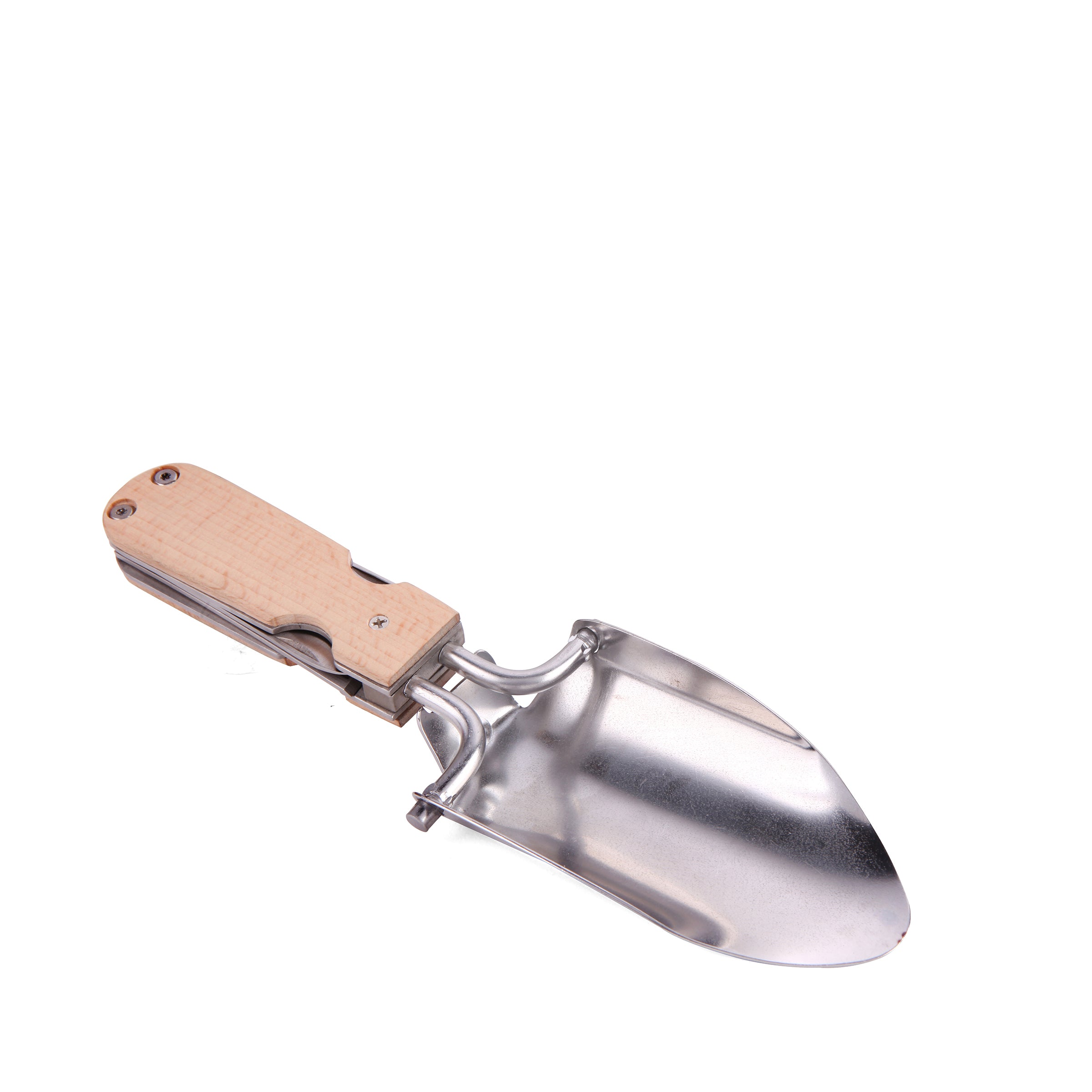 Compact Pocket Trowel Multi-Tool for Gardening, Camping & Survival - Stainless Steel Digging Tool with Carabiner Clip | Perfect for Outdoor Adventures, Hiking & Emergency Kits