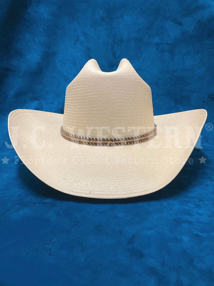 Resistol RSPNCKN304281 Piney Creek George Strait Collection Straw Cowboy Hat - Natural Color for Outdoor, Ranch, and Country Music Events