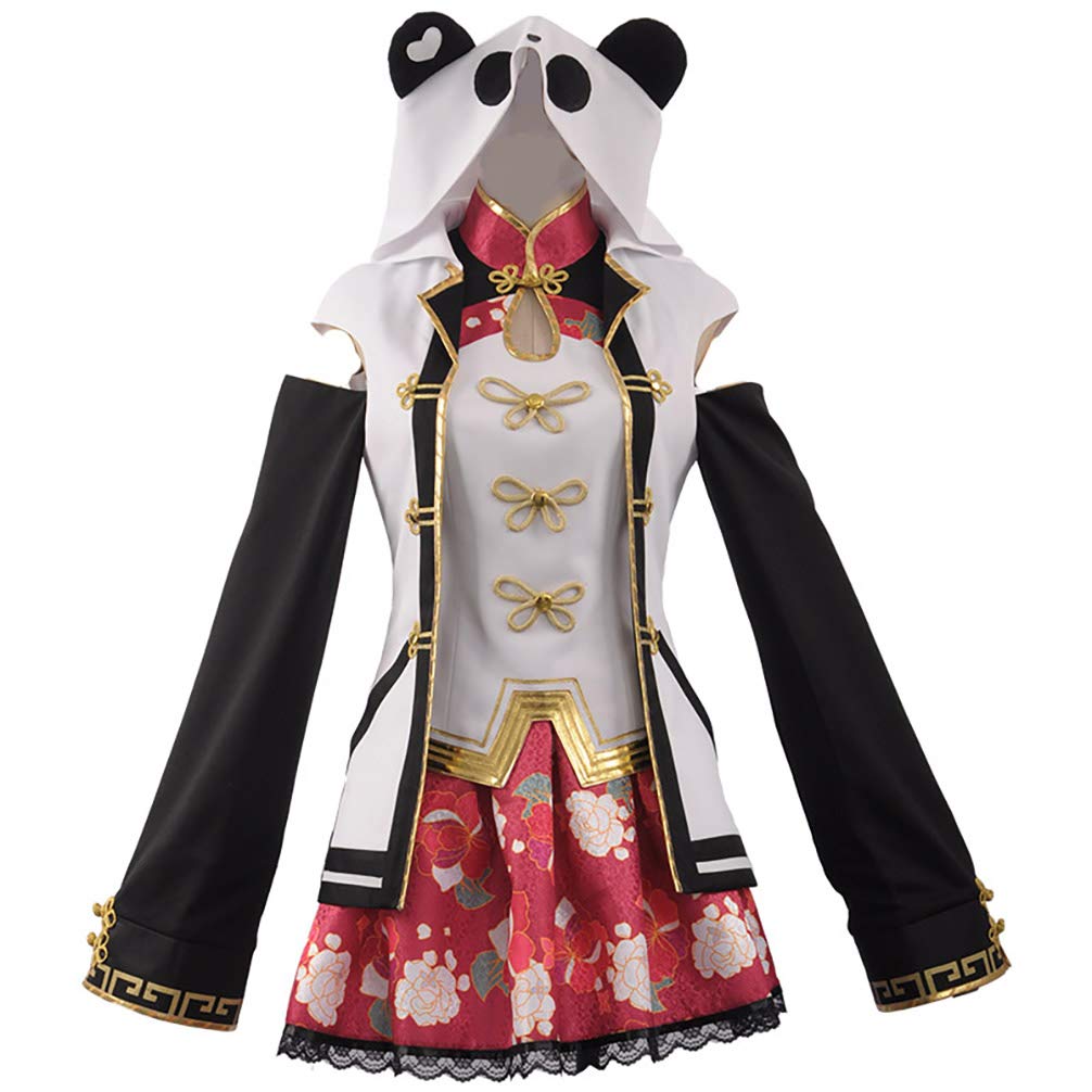 Anime Ruby Kurosawa Cosplay Costume - Chinese Cheongsam Qipao Dress with Long Sleeves & Side Slit | Perfect for Halloween, Cosplay Events, Anime Conventions & Themed Parties