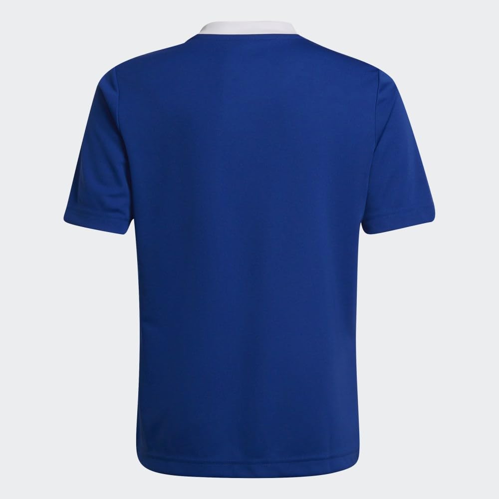 adidas Kids' Entrada 22 Soccer Jersey - Youth Football Shirt for Boys & Girls - Lightweight Breathable Performance Tee for Training & Match Play
