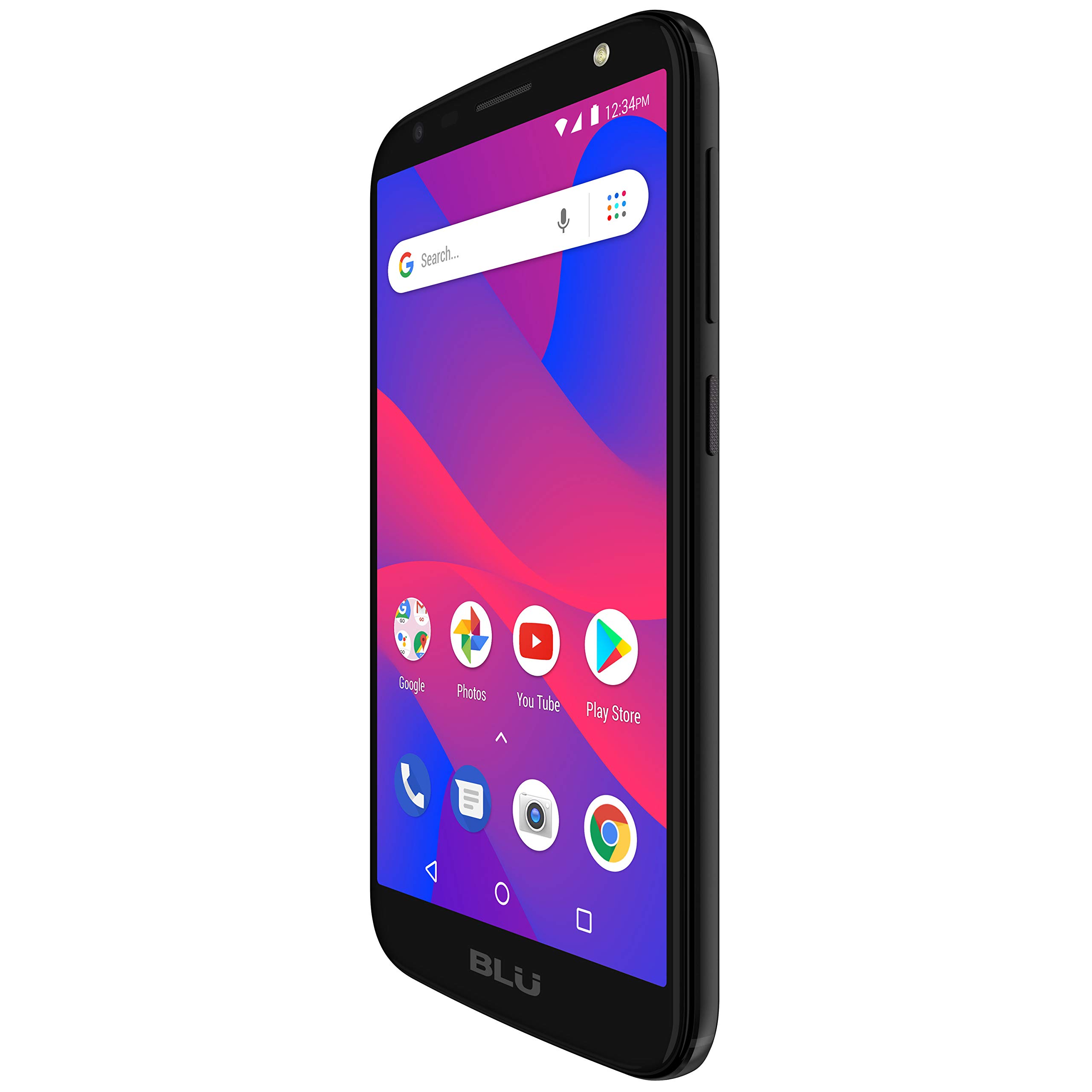 BLU Studio G4 16GB Unlocked GSM Dual-SIM Smartphone with 8MP Camera - Black | Perfect for Travelers & International Students