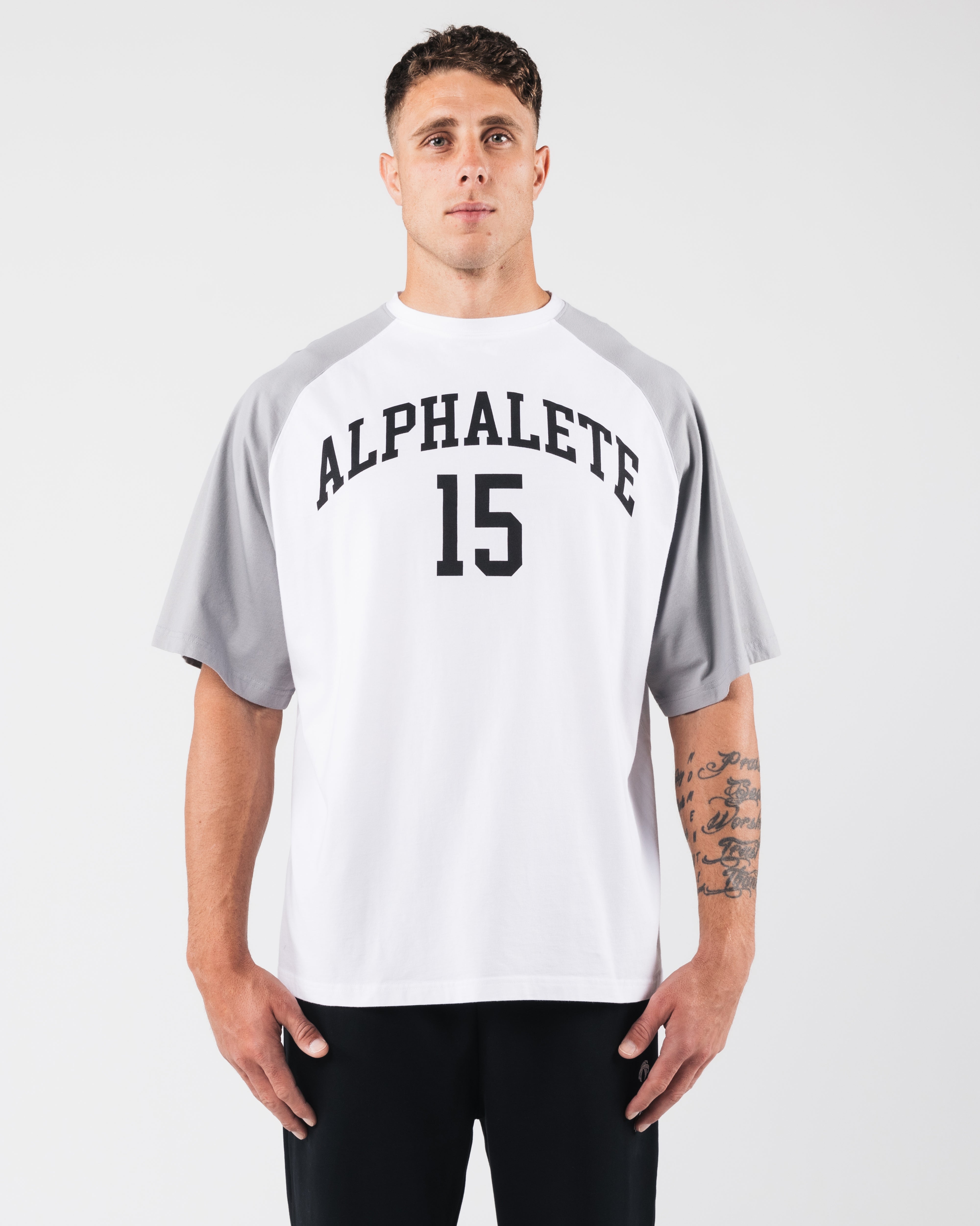 League Box Tee - Premium White Cotton T-Shirt for Men | Casual Wear, Street Style & Everyday Comfort
