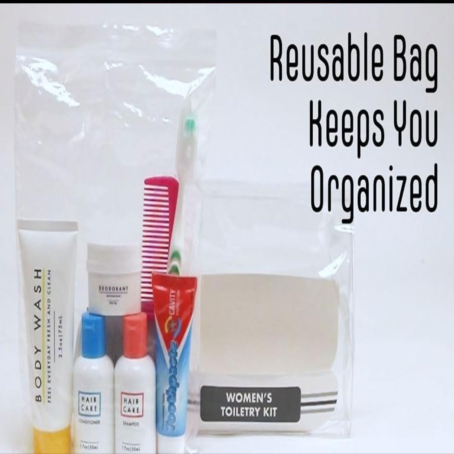 **25-Piece Homeless Care Kits - Bulk Hygiene Travel Supplies for Women | Summer Toiletries & Charity Donation Essentials | Perfect for Shelters, Outreach Programs & Travel**