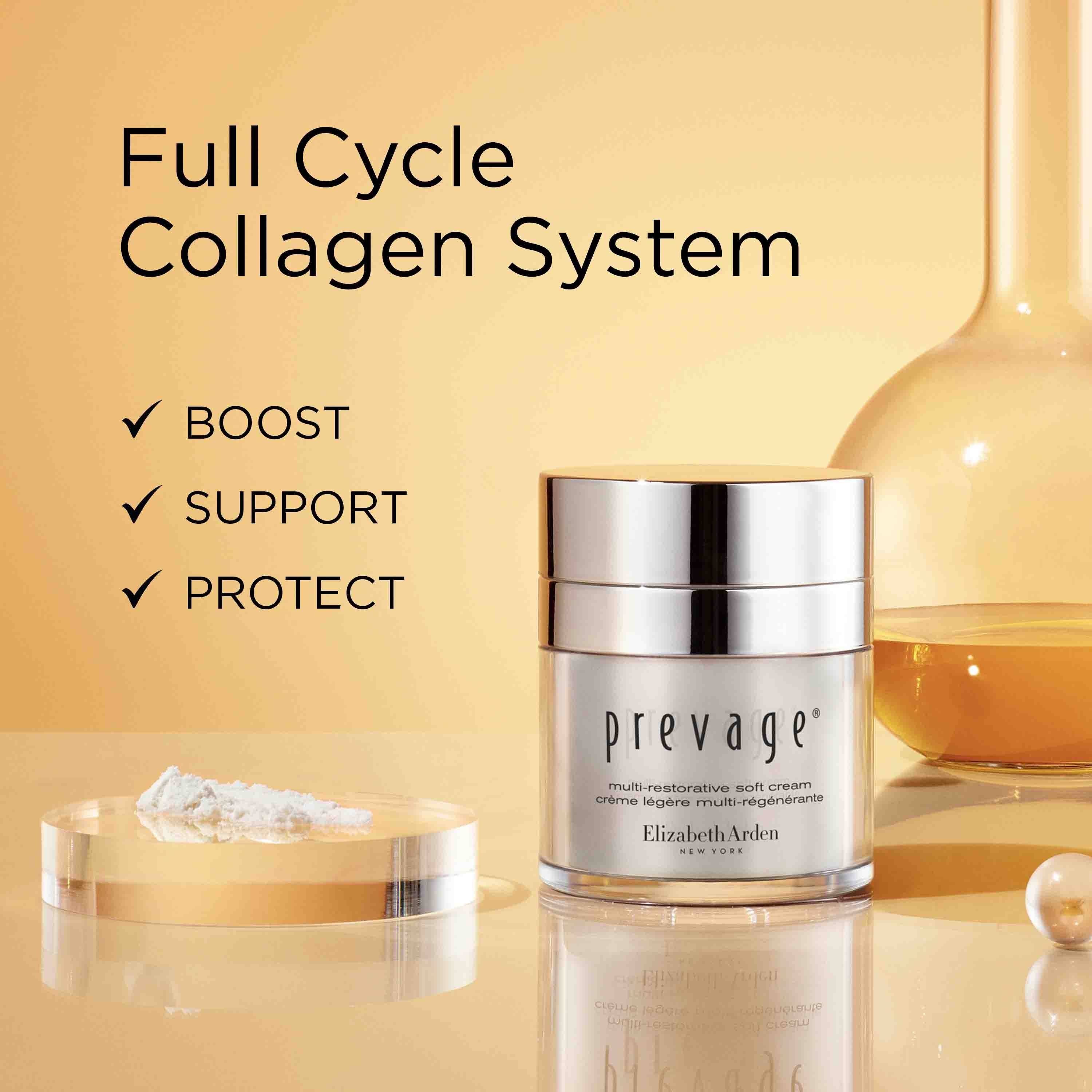 Elizabeth Arden PREVAGE® Multi Restorative Soft Cream & 3-in-1 Serum Set - Anti-Aging Skincare Duo for Wrinkles & Fine Lines | Day & Night Moisturizing Routine