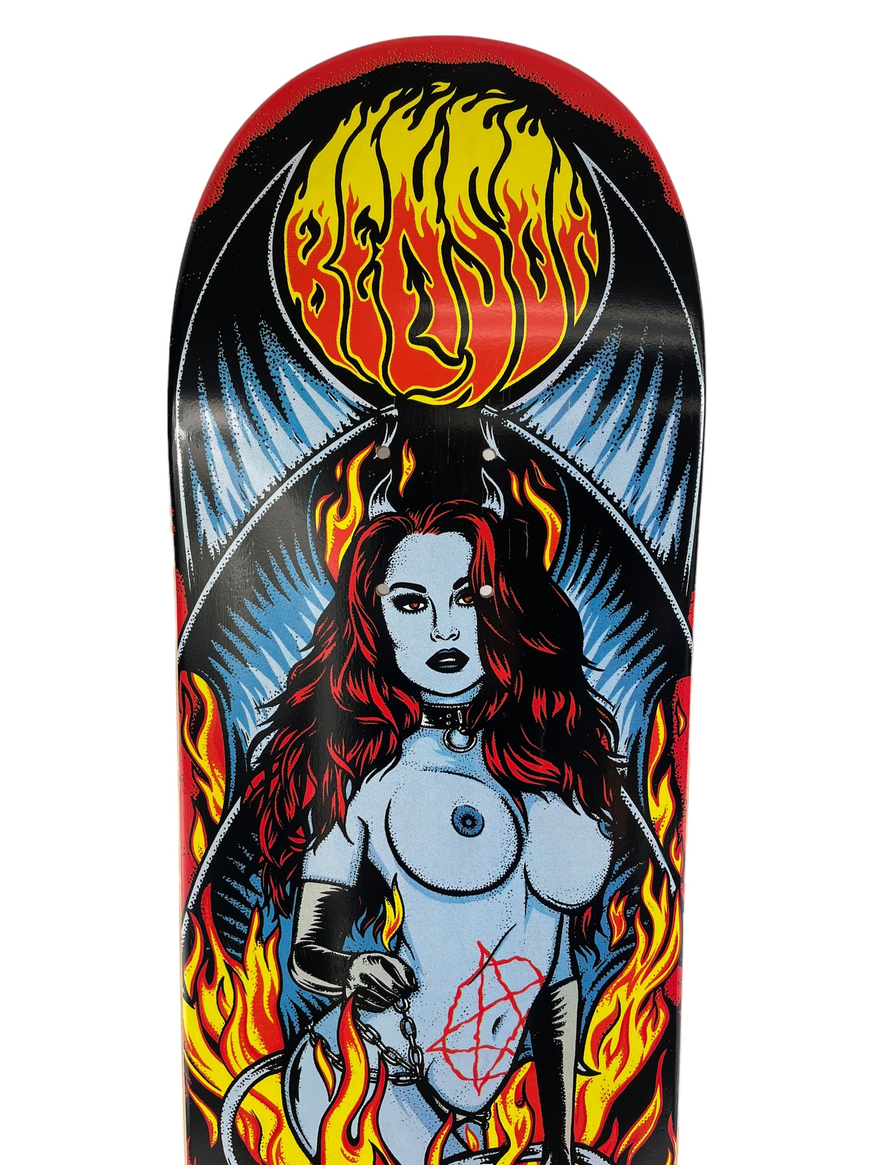 Benson Devil Woman Pro Deck - Death Skateboards - Choose Your Size - Perfect for Street Skating & Skate Park Tricks