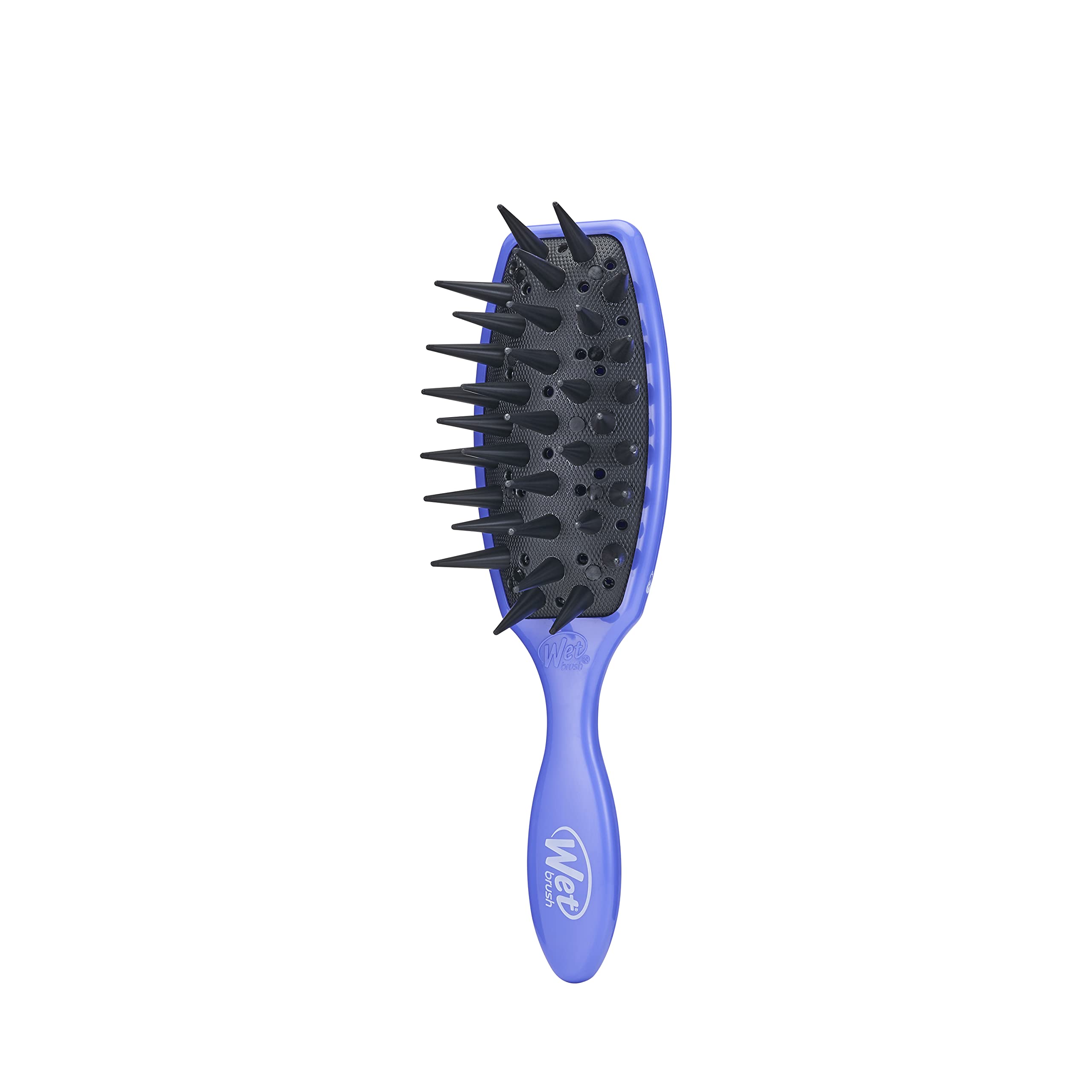 Wet Brush Custom Care Treatment Brush for Detangling Wet & Dry Hair - Purple | Gentle Hairbrush for Smooth & Shiny Hair - Perfect for Home, Travel & Salon Use