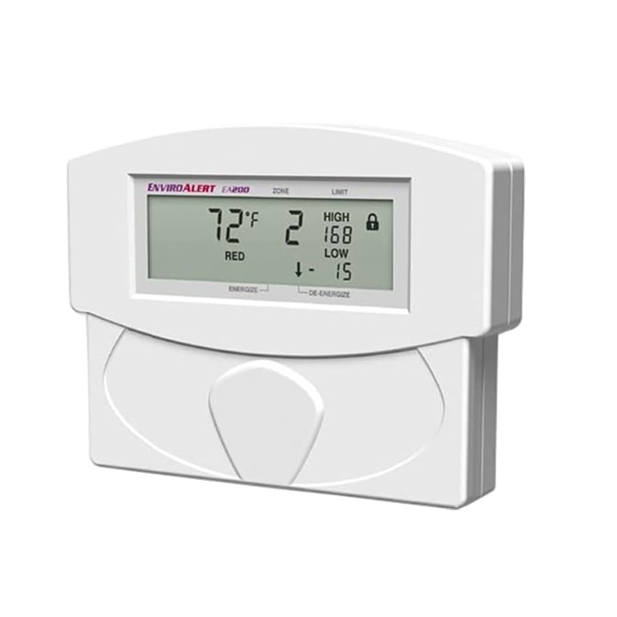 Winland EA400-12 EnviroAlert Environmental Monitoring Device - 12V DC, 200mA, 4-SPDT Relay Alarm - Surface or 2-Gang Box Mount - Tamper-Proof Lock - Ideal for Server Rooms, Data Centers & Industrial Facilities