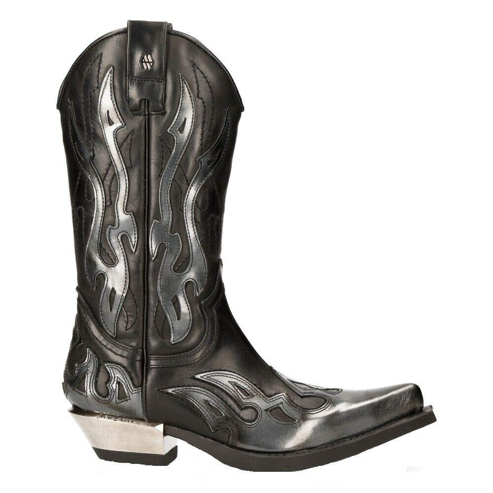 New Rock Men's Boots - Stylish & Durable Leather Boots for Men | Perfect for Motorcycle Riding, Outdoor Hiking & Casual Wear