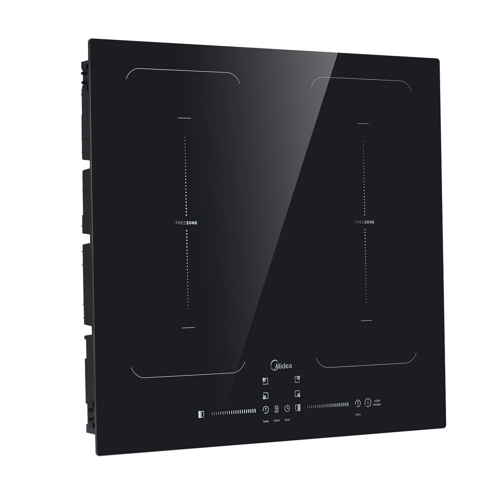 Midea 4-Burner Induction Cooktop with Dual Freezone - Fast, Energy Efficient Cooking for Home & Restaurant Use