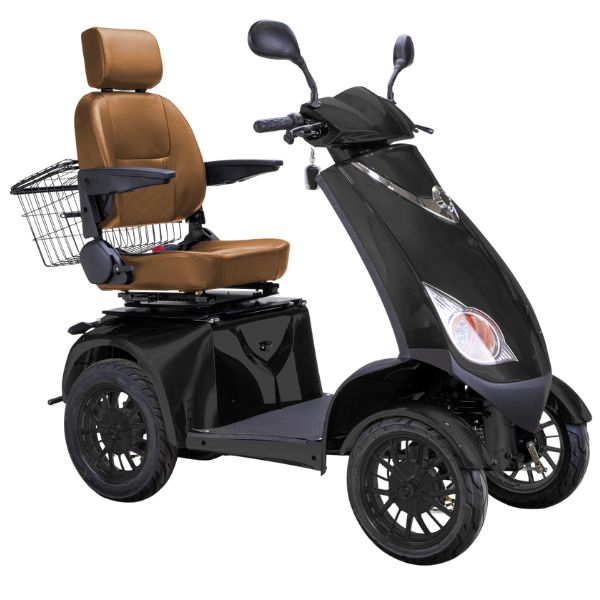 Premium Platinum Bariatric 4-Wheel Mobility Scooter for Heavy Adults - Heavy Duty Electric Wheelchair for Indoor & Outdoor Use - Ideal for Shopping, Travel, and Daily Mobility Assistance