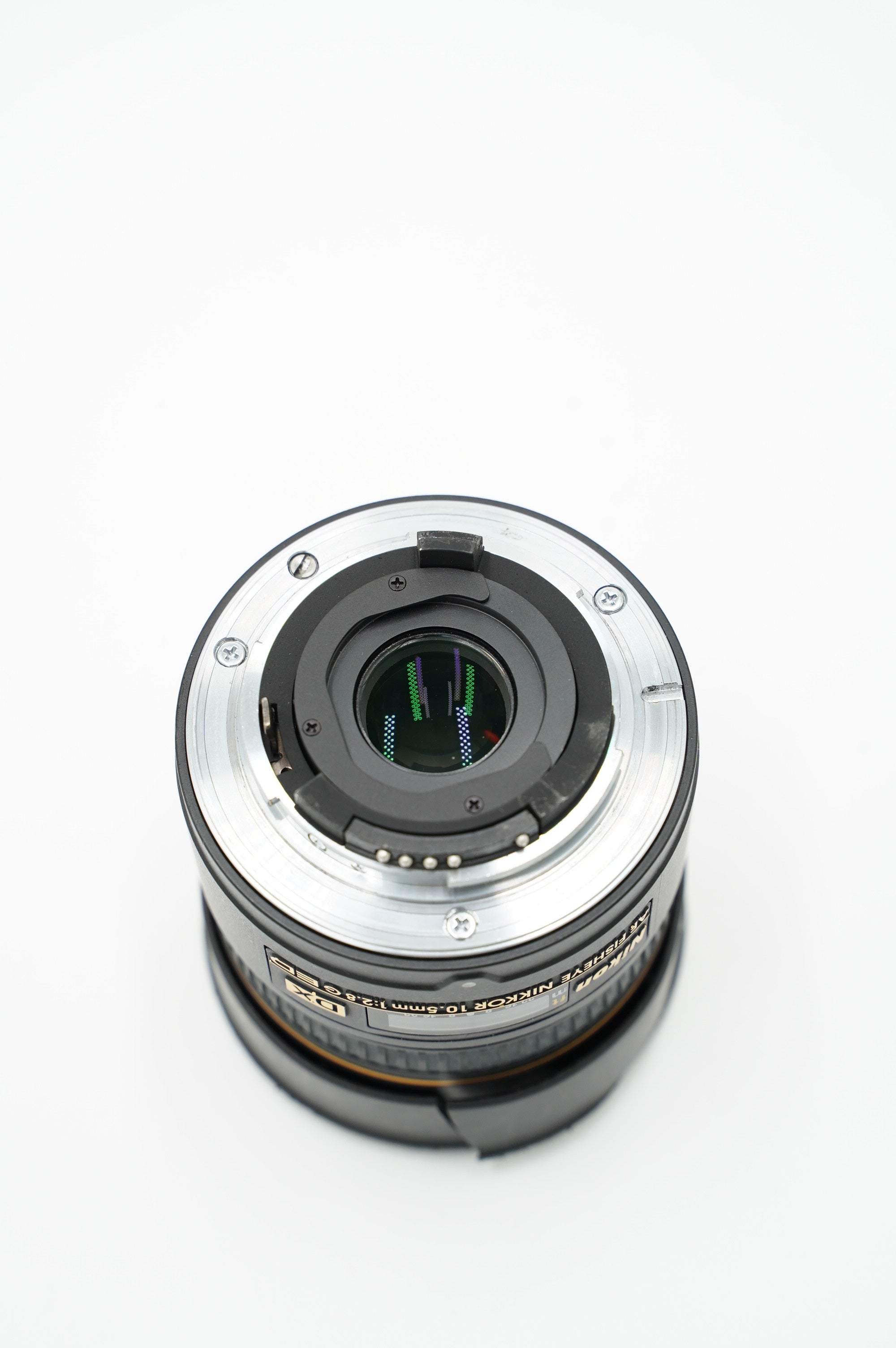 Nikon AF 10.5mm f/2.8G ED Fisheye Lens for DSLR Cameras - Used (For Parts/Repair) - Perfect for Creative Photography, Action Sports & Wide-Angle Shots