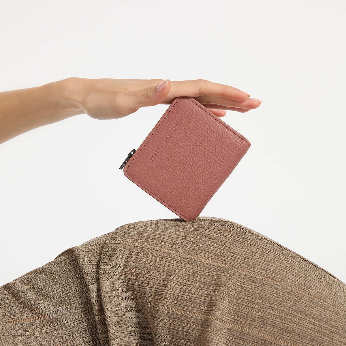 Sense Of Wonder Wallet for Women - Stylish Dusty Rose Leather Wallet with RFID Protection | Perfect for Everyday Use, Travel, and Gift Giving