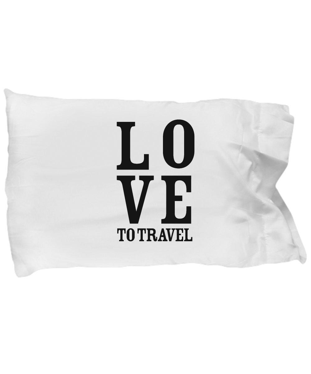 Funny Travel Gifts for Men & Women - Unique Travel Pillow Case for Travel Lovers, Agents & Mom - Perfect Birthday & Holiday Gag Gift for Frequent Flyers, Road Trips & Adventure Enthusiasts