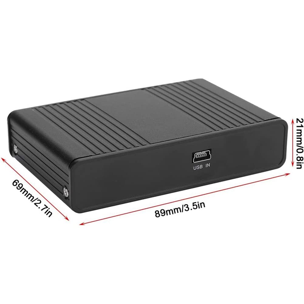 LAUDS External USB Sound Card for PC & Laptop - High-Quality Audio Adapter for Karaoke, Gaming, Streaming (Black) | Perfect for Home Studio, Online Meetings & Music Recording