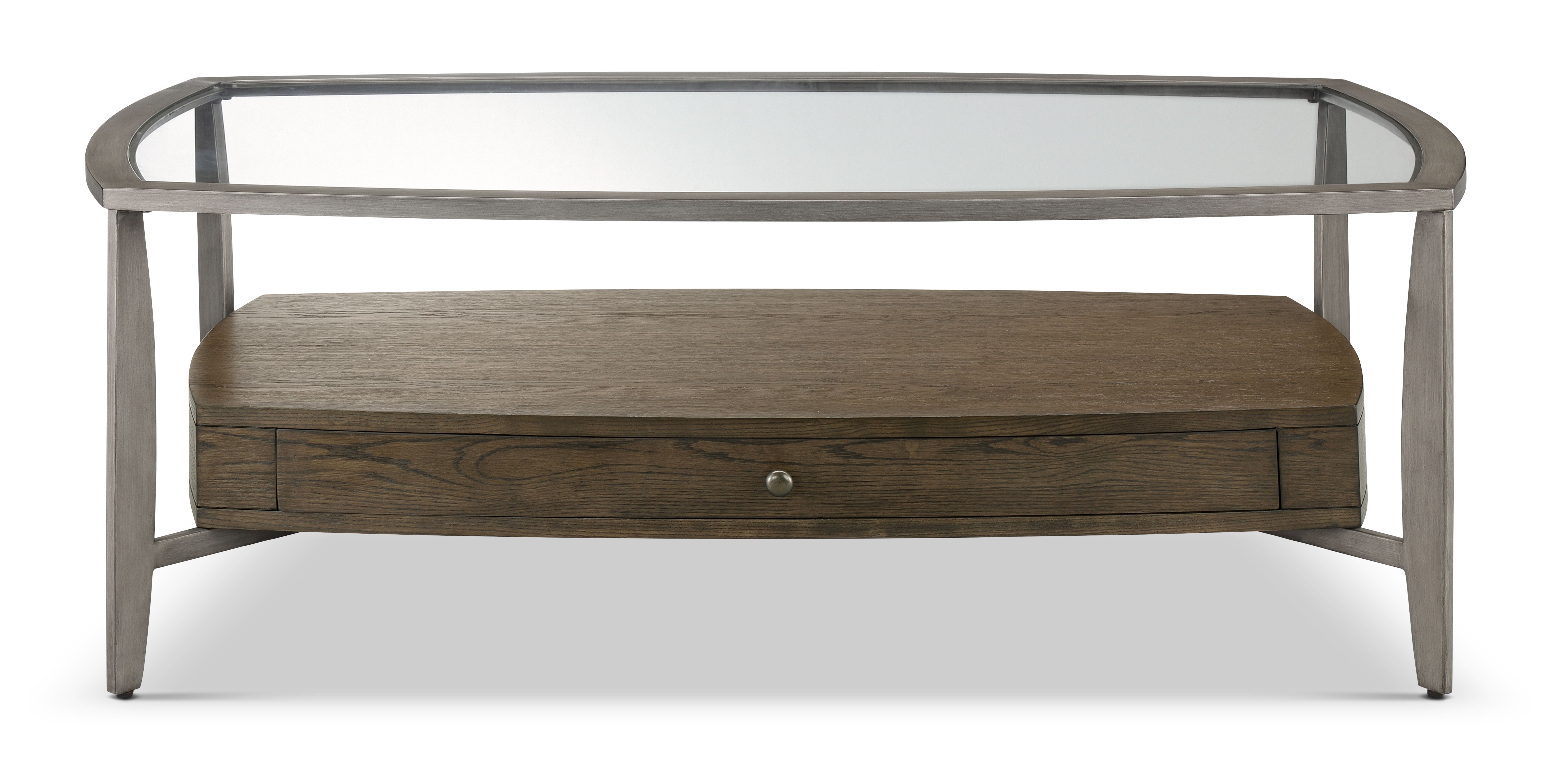 Ardis Modern Rectangular Cocktail Table - Wallaby Finish - Stylish Coffee Table for Living Room, Lounge & Office - Perfect for Small Spaces & Home Decor