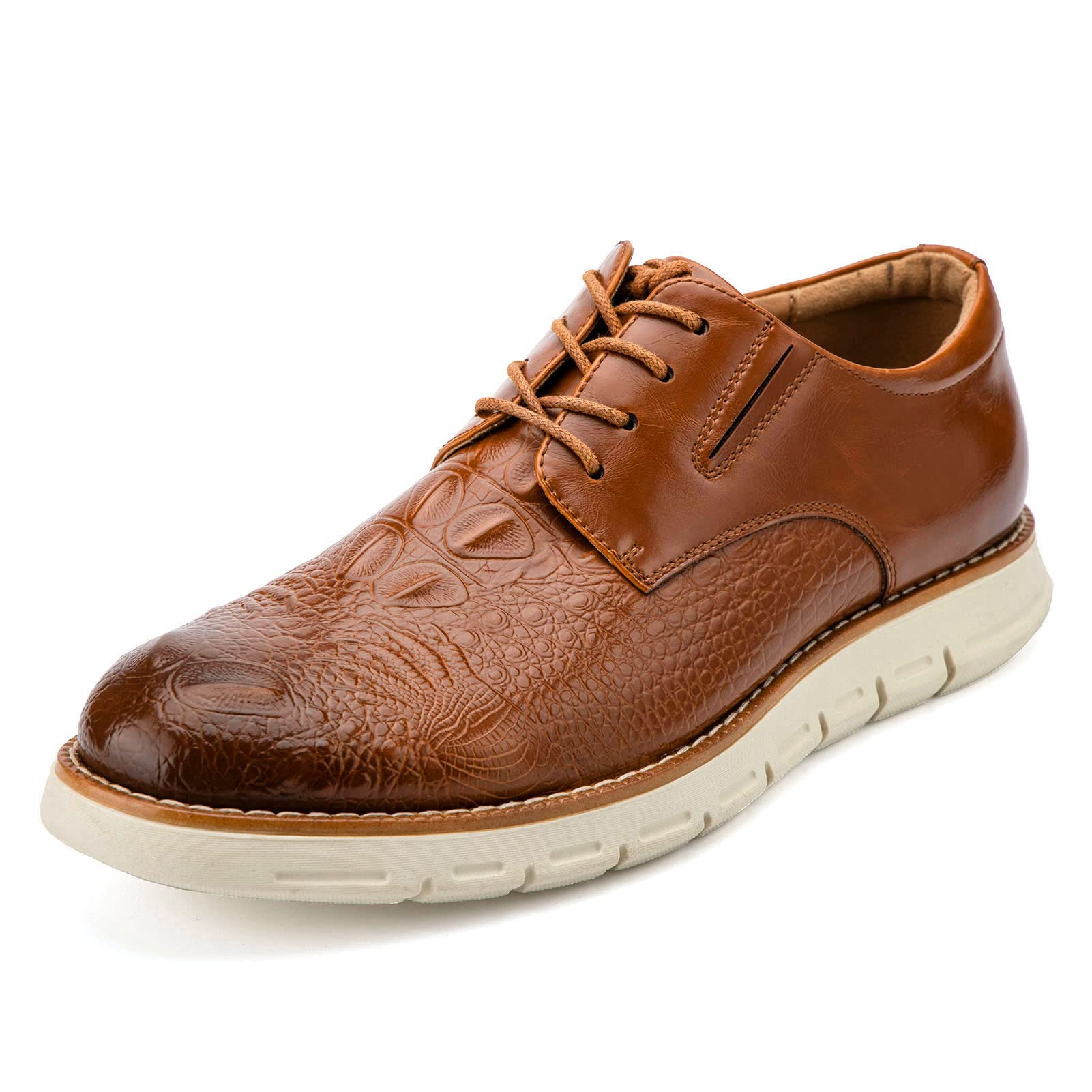 Meijiana Men's Oxford Dress Shoes - Classic Lace-Up Formal Shoes for Business & Wedding - Comfortable & Stylish for Office, Parties & Special Occasions