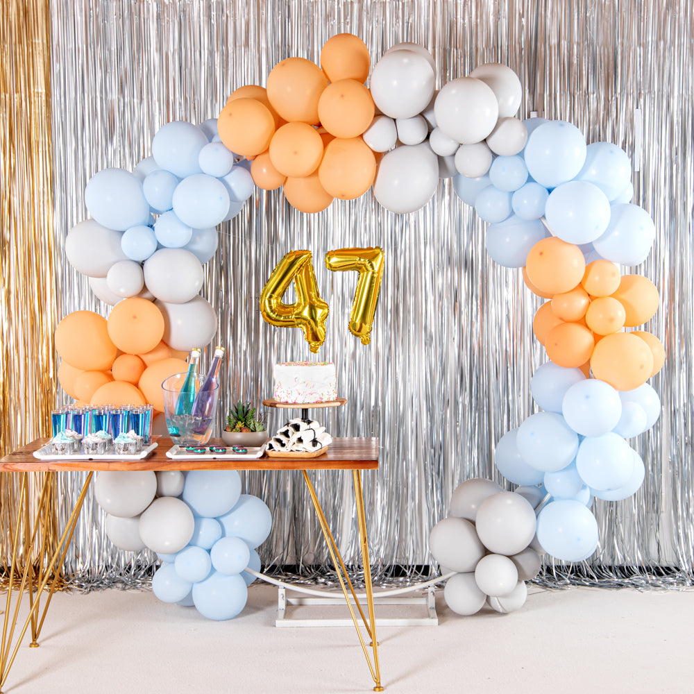 Balloonify Gold Mylar Number 7 Balloon - 16 Inch Large Foil Balloon for Birthday Party Decorations (1 Count) - Perfect for Anniversary, Graduation & Baby Shower Celebrations