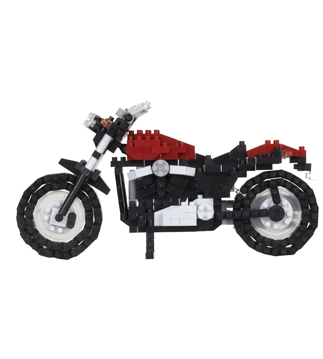 Nanoblock Motorcycle Building Kit - NBH 219 Model for Adults & Teens - Creative DIY Toy for Home Decoration & Office Display