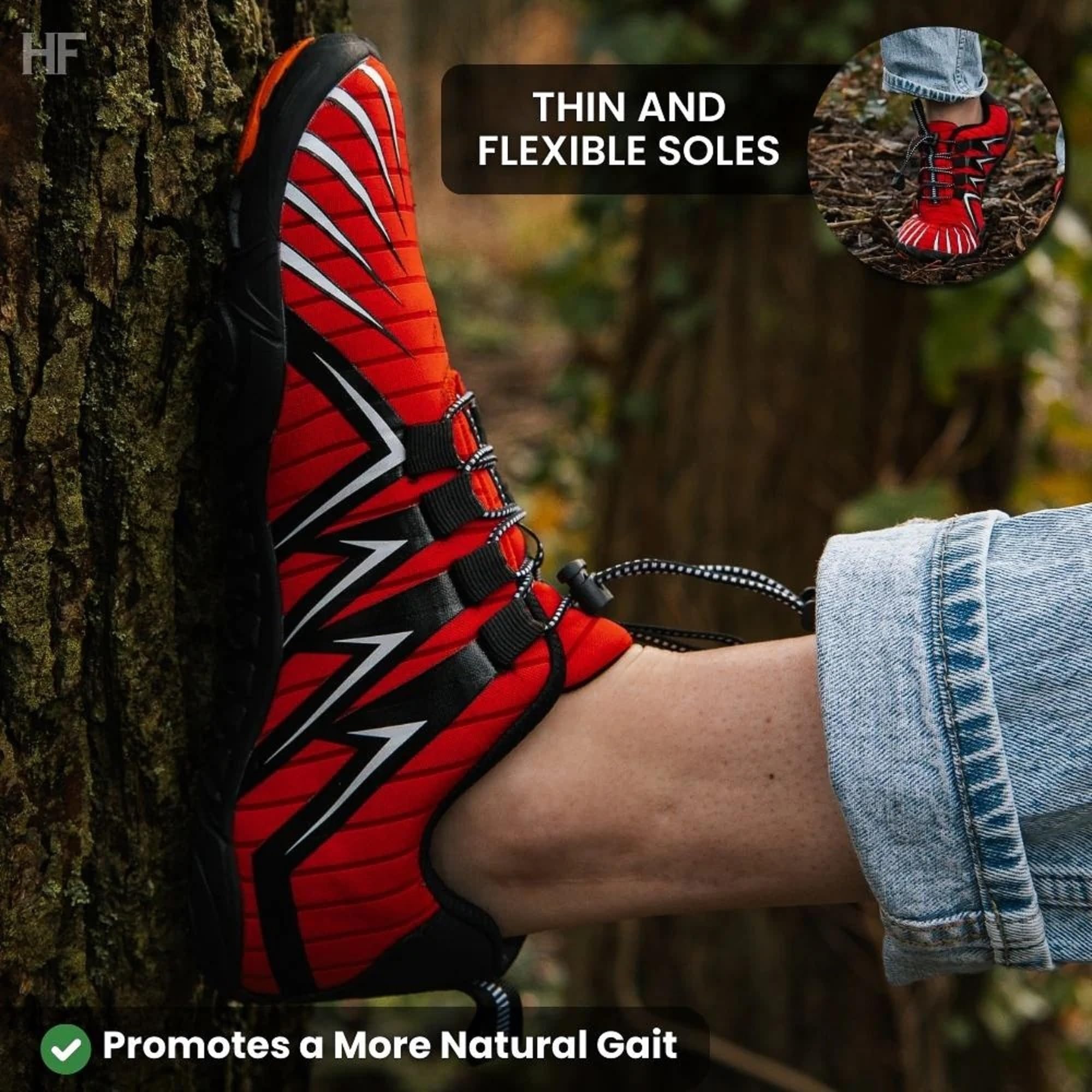 Panthera Max - Lightweight Barefoot Shoes for Men & Women | Non-Slip, Quick-Dry & Breathable | Wide Toe Box Design | Perfect for Running, Walking & Outdoor Activities | Unisex Fashion Sneakers
