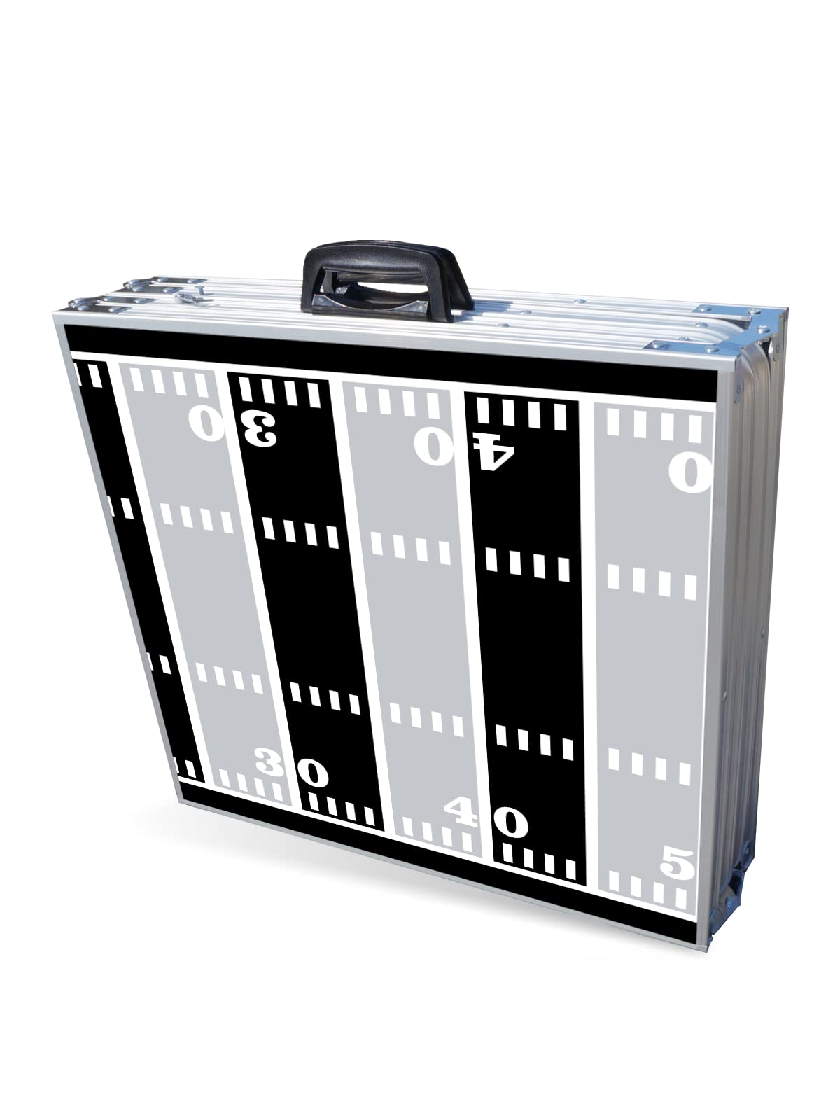 8-Foot Folding Portable Beer Pong Table with LED Lights & Cup Holders - Vegas Football Field Design for Parties, Tailgates & Outdoor Games (Multiple Models Available)