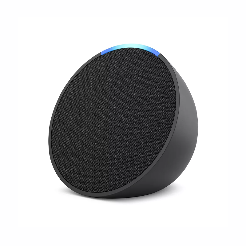 Amazon Alexa Echo Pop Smart Speaker with Alexa - Black | Compact Design, Rich Sound | Perfect for Home, Office & Bedroom