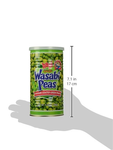 Hapi Hot Wasabi Peas - Crunchy Spicy Snack, 9.9 Oz (280g) - Perfect for Parties, Movie Nights & Healthy On-the-Go Snacking