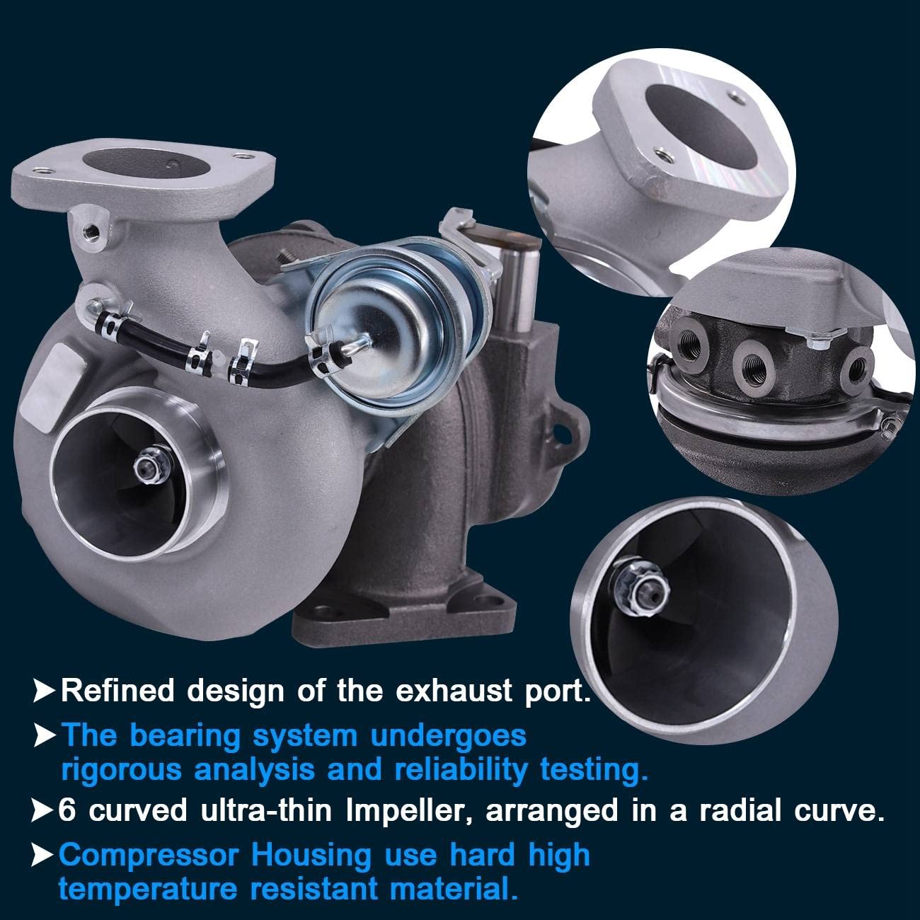 14411AA800 Turbocharger - High-Performance Turbo Charger for Enhanced Engine Power | Perfect for Car Upgrades & Performance Boosting