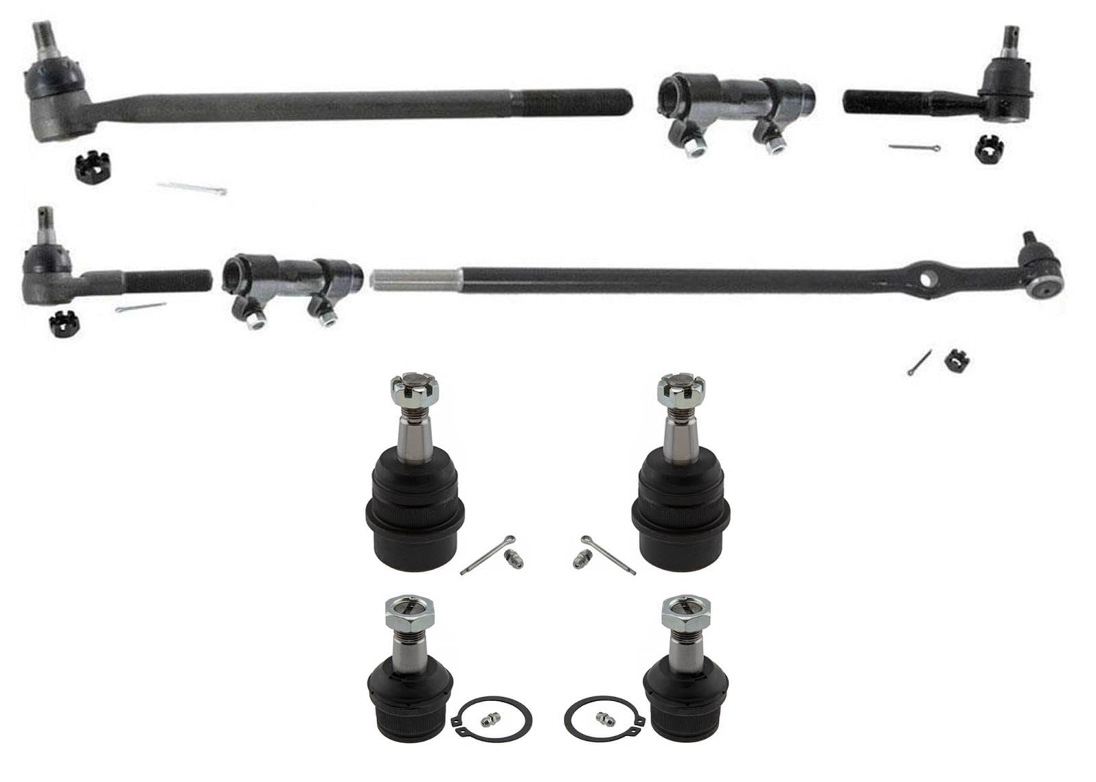 1990-1992 Ford Ranger Rear Wheel Drive Replacement Suspension Parts - Ball Joints, Tie Rods & Control Arms for Off-Roading & Daily Driving
