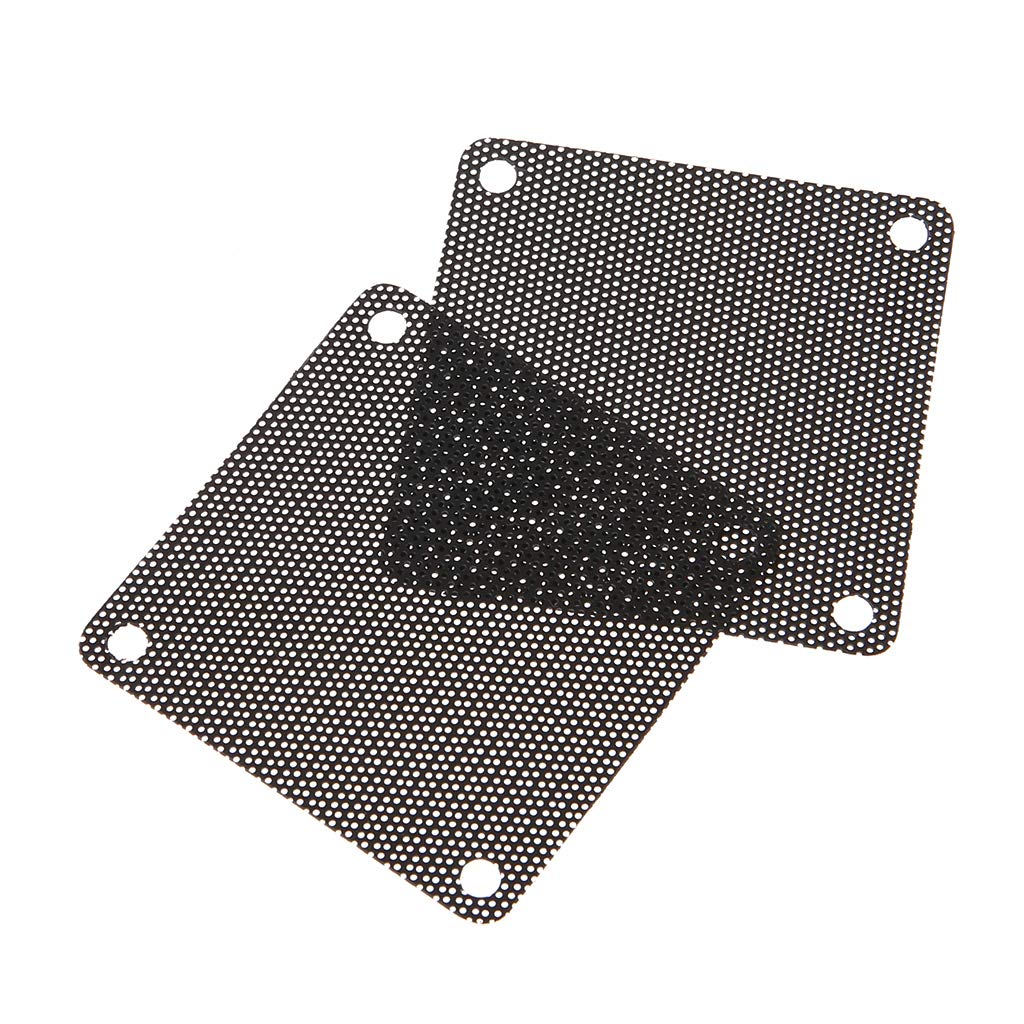 Tebatu 60mm PVC Fan Dust Filter - Black PC Dustproof Mesh Cover for Computer Cases, Cuttable & Customizable | Perfect for PC Cooling, Gaming Rigs, and Electronics Protection