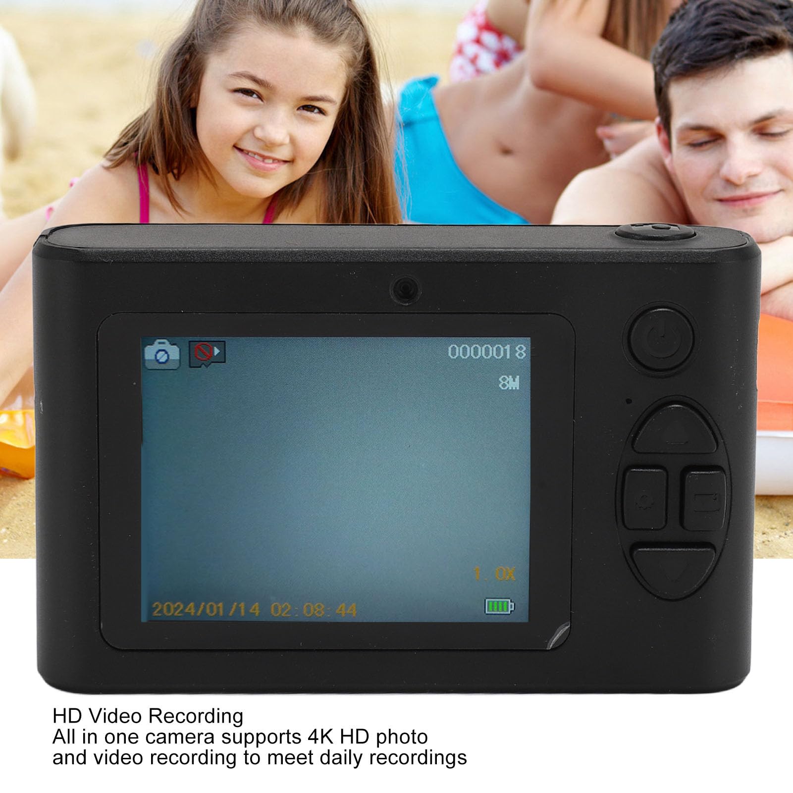 1080P HD Digital Camera with 16X Zoom & Autofocus | 2.4