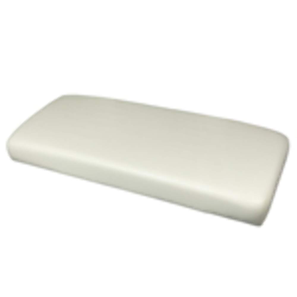 Club Car DS Golf Cart White Seat Bottom Cushion Assembly (1979-2000.5) - Replacement Golf Cart Seat for Comfort & Style | Perfect for Golf Courses, Resorts & Neighborhood Rides