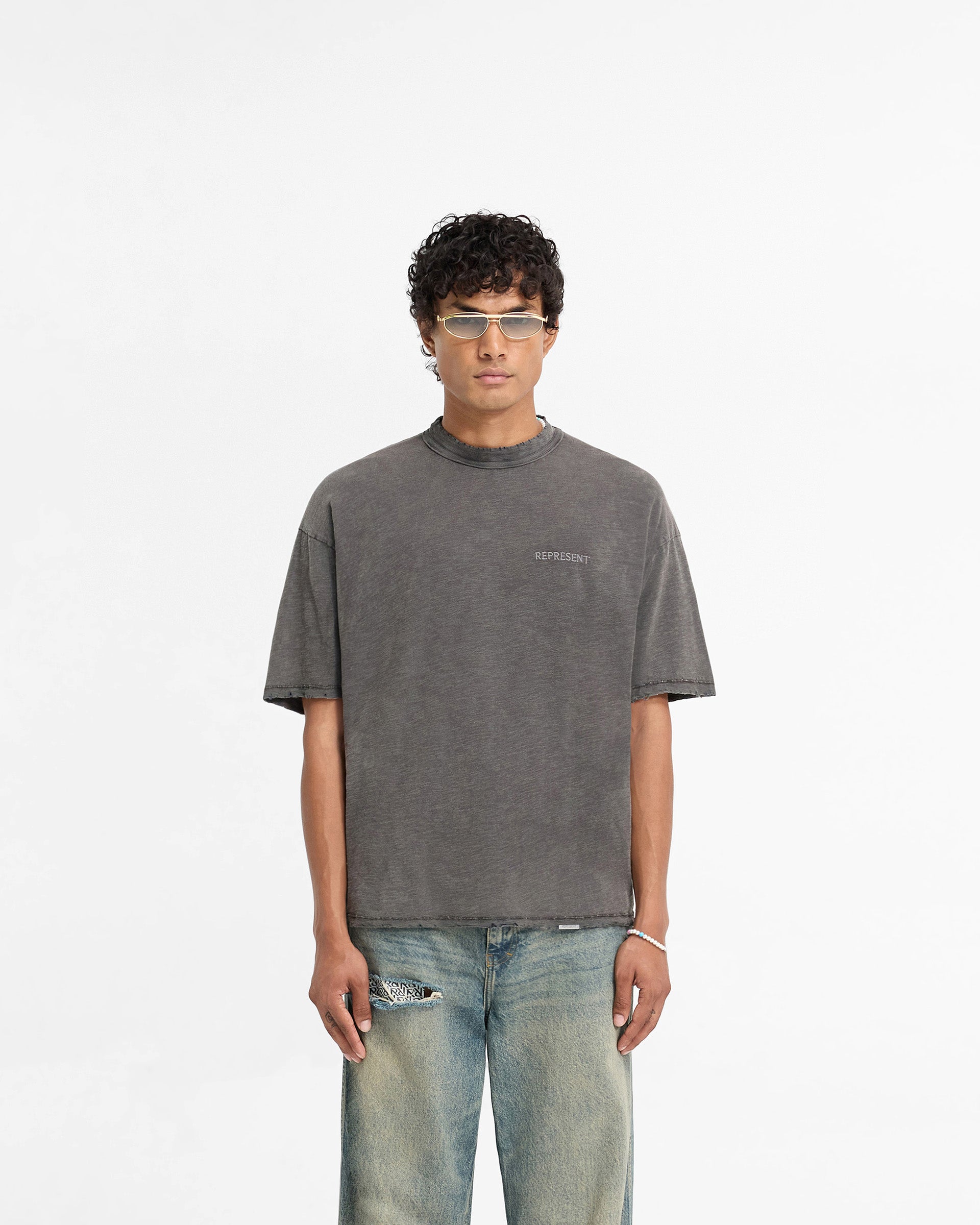 Vintage Slub Cotton T-Shirt for Men - Soft Relaxed Fit Casual Tee - Perfect for Everyday Wear & Street Style