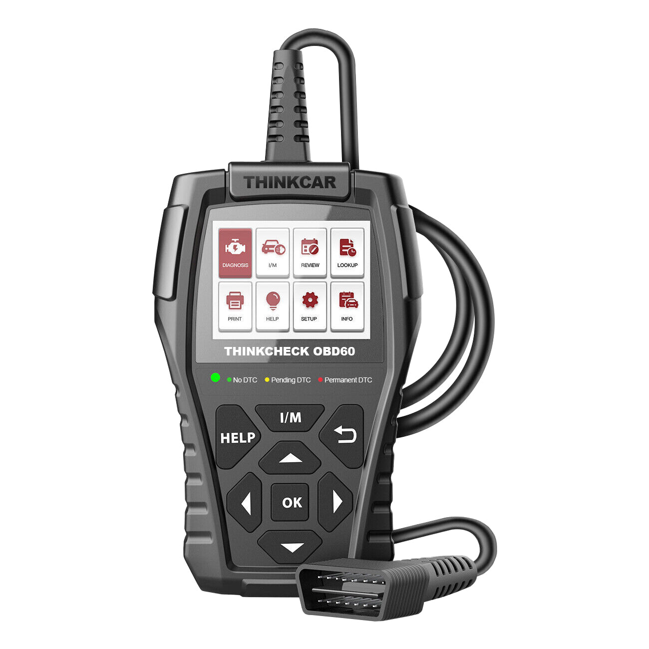 THINKCHECK OBD60 OBD2 Scanner - Car Diagnostic Tool for Engine Code Reading, Smog Check & Vehicle Diagnostics | Perfect for DIY Car Repairs & Maintenance