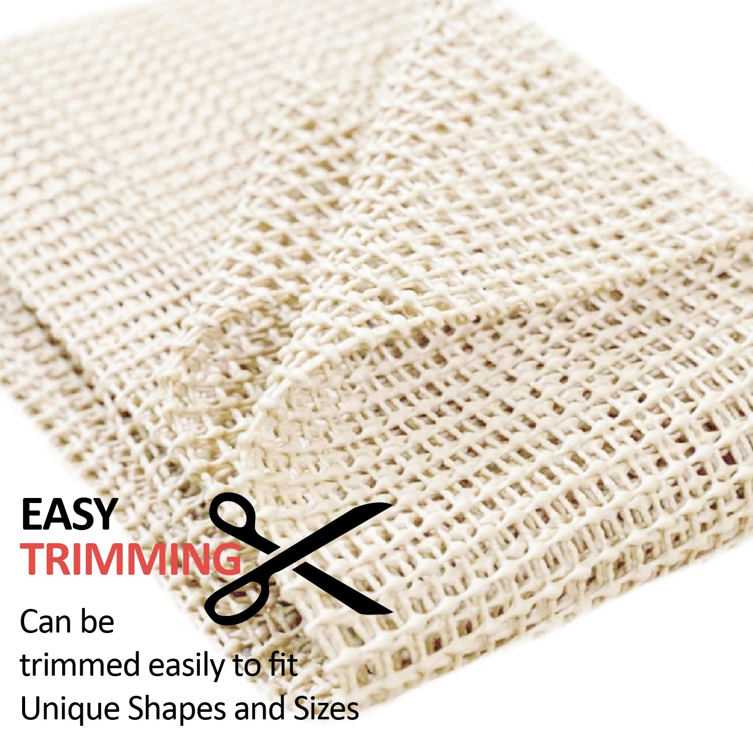 Non-Slip Rug Pad - Strong Grip for Home & Office Safety