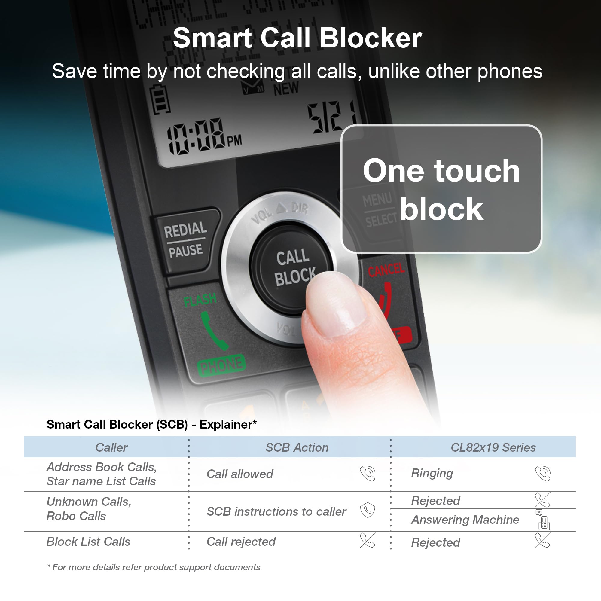 AT&T CL82519 DECT 6.0 5-Handset Cordless Phone System with Answering Machine, Call Blocking, Caller ID & Intercom - Long Range Coverage for Home & Office - Black | Ideal for Large Homes, Businesses & Home Offices with Multiple Rooms