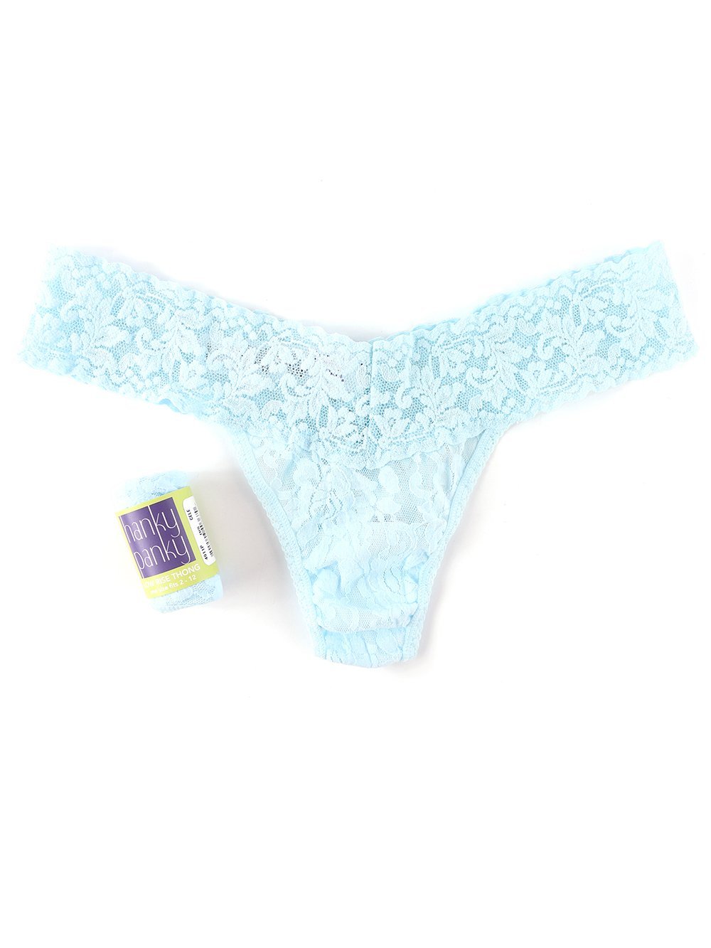 Rolled Signature Lace Original Rise Thong - Comfortable Women's Underwear for Everyday Wear & Special Occasions